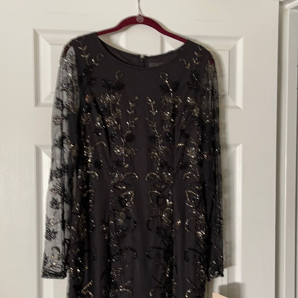 Adrianna Papell Beaded Short Dress